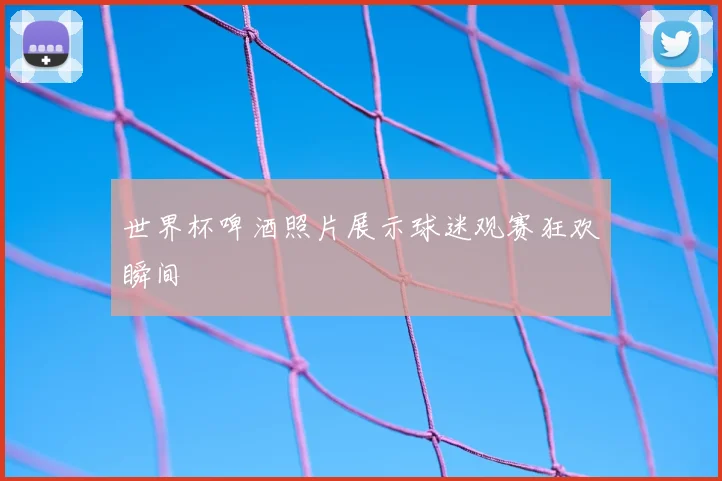 世界杯啤酒照片展示球迷观赛狂欢瞬间